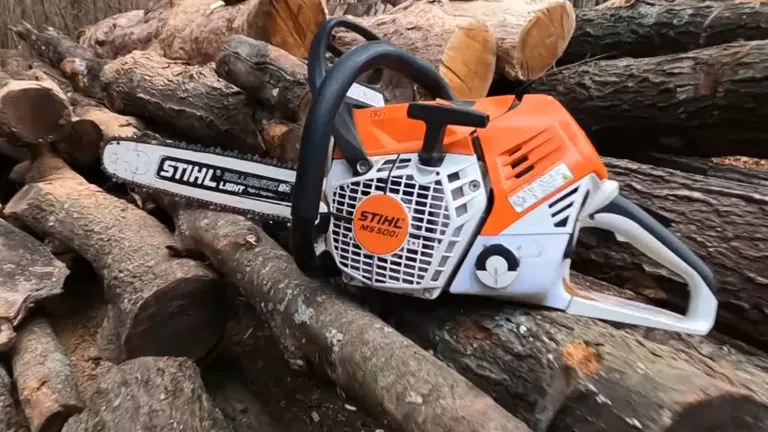 la tronçonneuse Stihl MS 500i