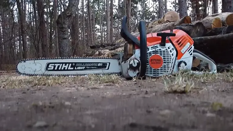 Revue de la tronçonneuse Stihl MS 500i